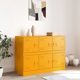  Komoda boja senfa 99 x 39 x 73 cm čelični | shoptok.hr