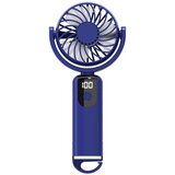 INF Tihi mini viseči ventilator D20 z baterijo 1200mAh, 6-stopenjski Blue, (5000306769) | Shoptok.si