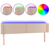  Uzglavlje boja cappuccina 183x16x78/88 cm od umjetne kože | shoptok.hr