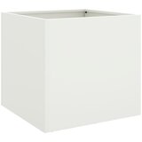 Maison Chic Cvetlično korito - Cvetlični Lonec belo 49x47x46 cm jeklo, (21789046) Cene
