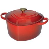 Brandani Cocotte rdeča kozica 33x24xh18cm / 4l / srce / indukcija / ghiza, (5000267300) | Shoptok.si