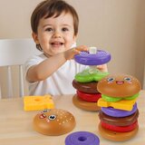  u obliku hamburger piramide za djecu, šarena, 7 dijelova. | shoptok.hr