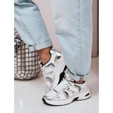 DStreet Sneakersy damskie na płaskiej podeszwie GLISSWALK beżowe | ePonuda.com