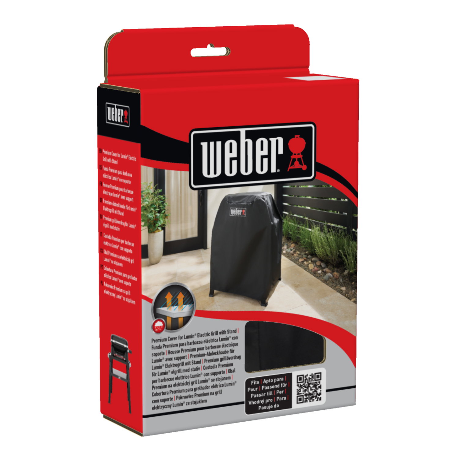 Weber Premium poklopac za Lumin elektricne sa roštilje stalkom ili premium roštilje na kotacima | shoptok.hr