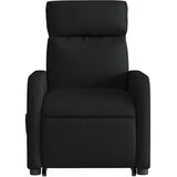  Električni naslonjač na podizanje od tkanine crni | shoptok.hr