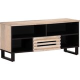 Furnova TV omarica 100x34x46 cm trden mangov les, (21924512) Cene