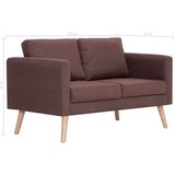 vidaXL dvosjed od tkanine smeđi | shoptok.hr