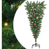  Obrnjen umetni predhodno osvetljen božični drevesec z naborom žogic | Shoptok.si