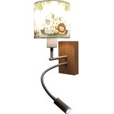 Brilagi LED Flex. lampa BOBO WOOD 1xE27/25W/230V + LED/3W hrast/bela/zelena/džungla | Eponuda.com
