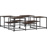  Stolić za kavu smeđa boja hrasta 121x121x40cm konstruirano drvo | shoptok.hr