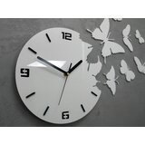  Zidni satovi BUTTERFLIE 3D WHITE NH049 (moderni zidni satovi) | shoptok.hr