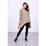 Kesi Oversize blouse dark beige | Shoptok.si