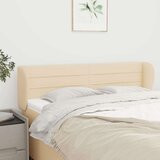 vidaXL Vzglavje z ušesi krem 147x23x78/88 cm blago | Shoptok.si