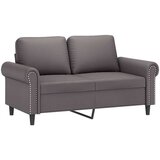 vidaXL Dvosed siva 120 cm umetno usnje, (21002190) | Shoptok.si