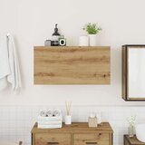 vidaXL Kopalniška stenska omarica artisan hrast 80x25x40 cm inž. les | Shoptok.si