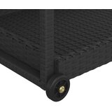 Barska kolica crna 100 x 45 x 83 cm od poliratana | shoptok.hr