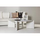 Venture Home Rogaland klub stolić 100 &amp;times; 100 cm, izbijeljeni (whitewash) Slike