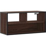 TV ormarić smeđi hrast 80x31x39 5 cm Konstruirano drvo i metal | shoptok.hr