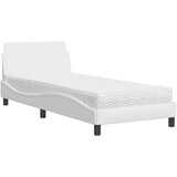  Krevet s madracem Dover bijeli 80 x 200 cm od umjetne kože | shoptok.hr