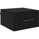 vidaXL Nočna omarica Črni hrast 35 x 35 x 20 cm Konstruiran les | Shoptok.si