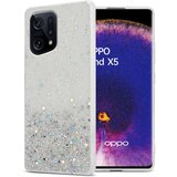 Cadorabo Ohišje, združljivo z Oppo FIND X5 in prozorna z bleščicami - Zaščitni ovitek iz prožnega silikona TPU s svetlečimi bleščicami, (20860002) | Shoptok.si
