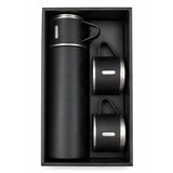 Mks Termos set za kafu 248049 sa 3 šolje, 4 Komada, Crni | Eponuda.com