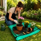  Podloga za presađivanje cvijeća 100 x 80 cm - zelena | shoptok.hr