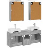  Set ormarića za kupaonicu 5 pcs Siva Sonoma Konstruirano drvo | shoptok.hr