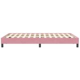  Okvir kreveta bez madraca Ružičasti 120x210 cm Baršun | shoptok.hr