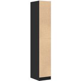 vidaXL Lekarniška omara črna 30x41x174,5 cm inženirski les | Shoptok.si