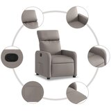  Naslonjač od tkanine smeđesivi | shoptok.hr