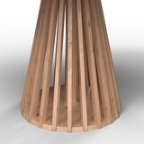 Bessagi Home Jedilna Miza Ennio, Ø 120cm, Barva Hrasta | Shoptok.si