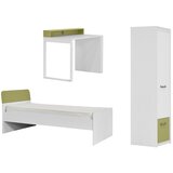 Matis Dečija soba Kinder - Set 1 - Krevet 90x200 - (belo-zelena) Cene