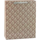  Embossed Beige Gift Bag 32 x 26 x 10cm | shoptok.hr