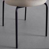 Bessagi Home stol lea, bež, žamet | Shoptok.si