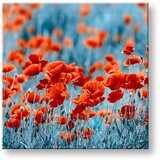  Slike na platnu crveno CVEĆE_159-12 (moderne slike na platnu) | ePonuda.com