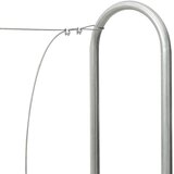 vidaXL stojalo za drva 300x25x150 cm pocinkano jeklo | Shoptok.si