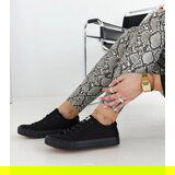 Gemre Women's black fabric lace-up sneakers Rocky | Shoptok.si