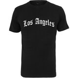 MT Men Black T-shirt with Los Angeles written on it Cene