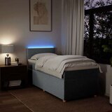 vidaXL Box spring krevet s madracem svjetlosivi 90x190 cm od tkanine | shoptok.hr