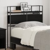 vidaXL Skladišno uzglavlje Crni hrast 90 cm Konstruirano drvo | shoptok.hr