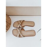 DStreet Klapki damskie beżowe | Shoptok.si