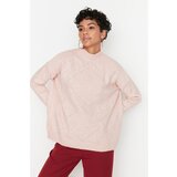 Trendyol Powder Straight Collar Knitwear Sweater Cene