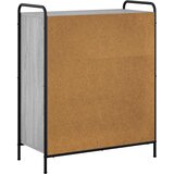  Ormar za cipele 76 x 36,5 x 93 cm Konstruirano drvo Siva Sonoma Slike
