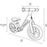 Momi NORU balans bicikl sklopivi, sivi | shoptok.hr