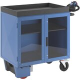 eurokraft pro delovni voziček z električnim pogonom, jeklena pločevina z vrati, dxšxv 1430 x 750 x 1200 mm Cene