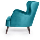 Bonami Selection Turkizen žameten fotelj z naslonom Noemye – | Shoptok.si