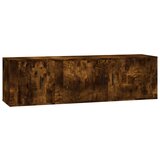 vidaXL Komplet TV omaric 2-delni dimljen hrast inženirski les, (20734765) | Shoptok.si