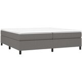  Box spring posteljni okvir temno siv 200x200 cm blago, (20737335) | Shoptok.si