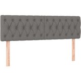  Box spring postelja z vzmetnico temno siva 160x200 cm blago, (20790886) | Shoptok.si